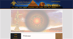 Desktop Screenshot of gnostic-institute.org